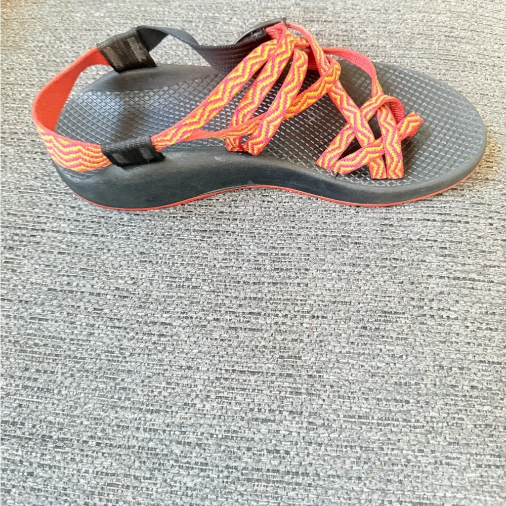 Chaco Red and Orange Women's Sandals - Picture 6 of 8
